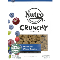 Nutro Crunchy Dog Treats con bayas mixtas reales reseña