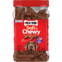 Milk-Bone Bocadillos masticables y suaves de filete de ternera Mignon para perros reseña