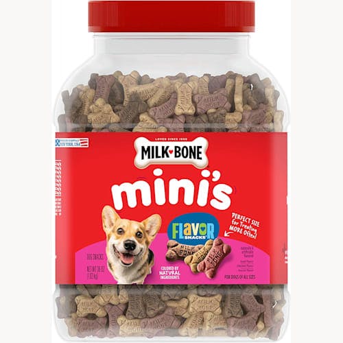 Milk-Bone Mini Flavor Snacks Dog Biscuits Product Thumbnail 0