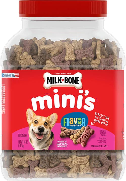 Milk-Bone Mini Flavor Snacks Dog Biscuits review