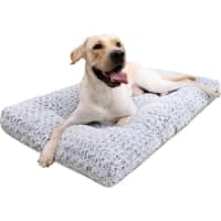 KSIIA Plush Washable Dog Bed with Anti-Slip Mat review
