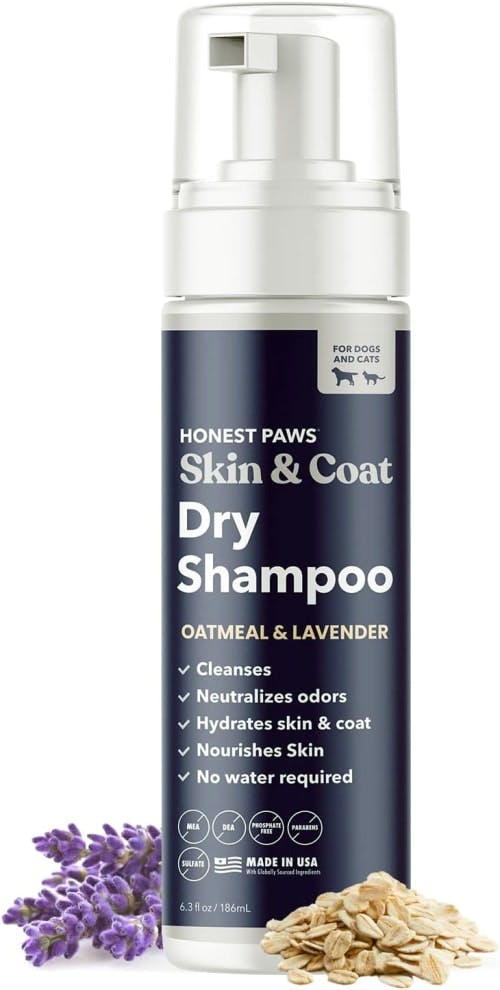 Honest Paws Waterless Dog Shampoo Foaming Formula review