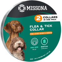 Pack de Collar Natural Antipulgas y Garrapatas para Perros de Missona reseña