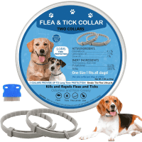 Collar IROFOL para prevención de pulgas y garrapatas en perros, paquete de 2 reseña